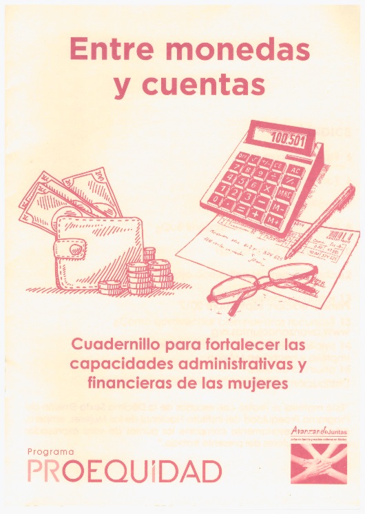 Portada del cuadernillo para mujeres del proyecto Repartiendo Tareas