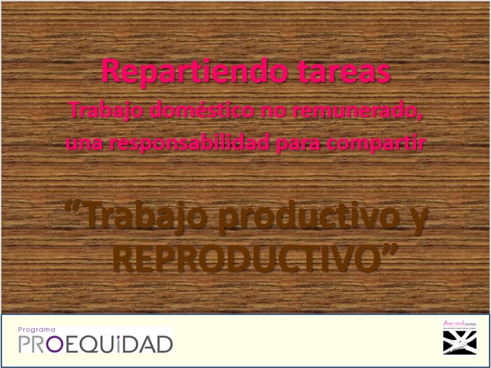 Presentación de la sesión 2 sobre Trabajo Productivo y Reproductivo