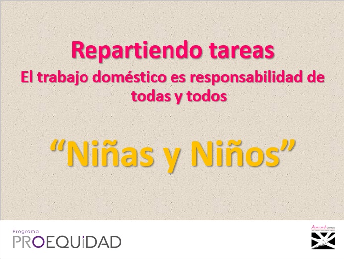 Material de la sesión sobre género para niñas y niños